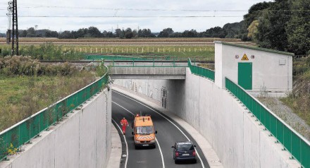 Bahnunterf&uuml;hrung K4229 in Laudenbach